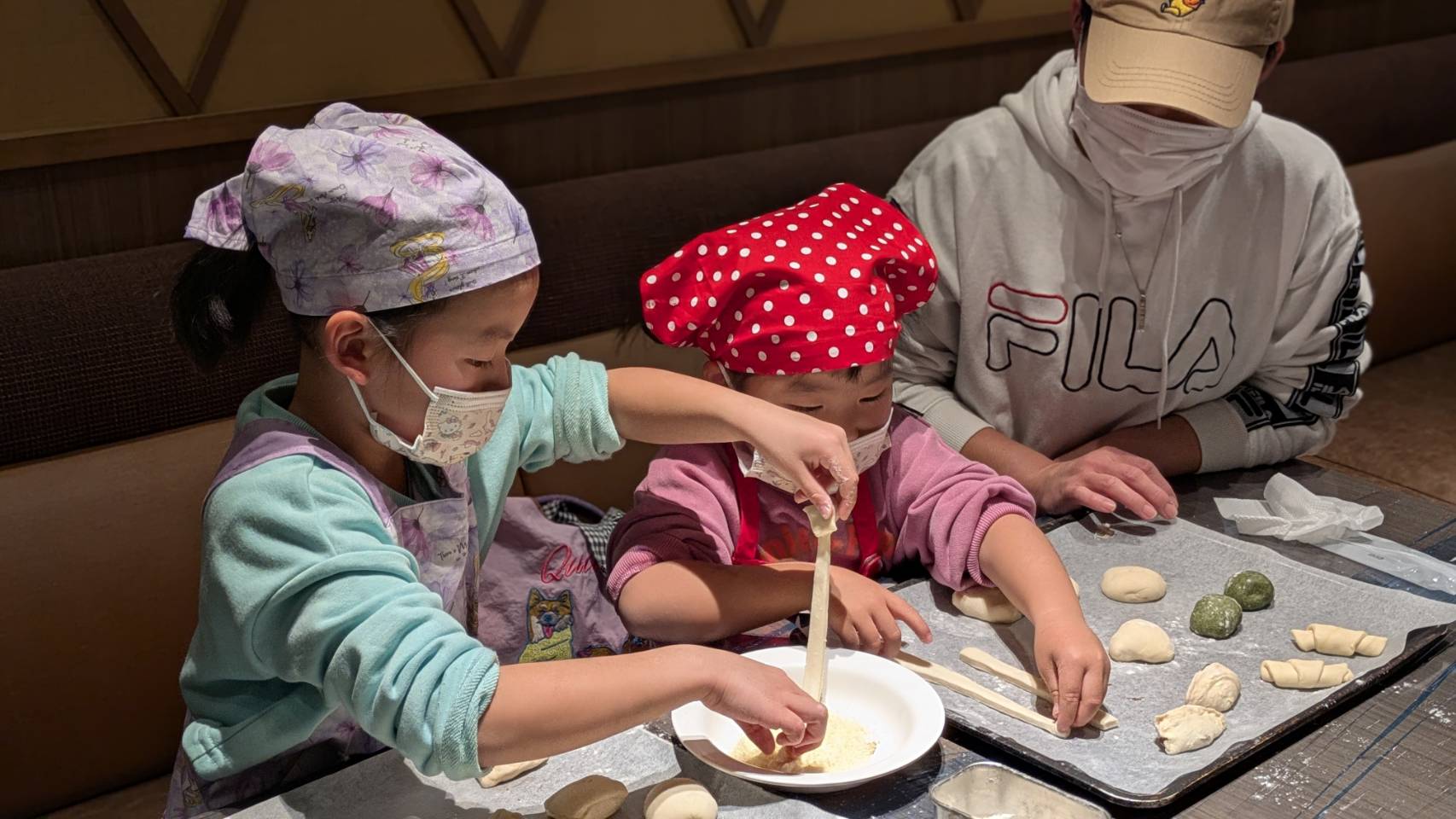 親子パン教室(コースカベイサイドストアーズ)