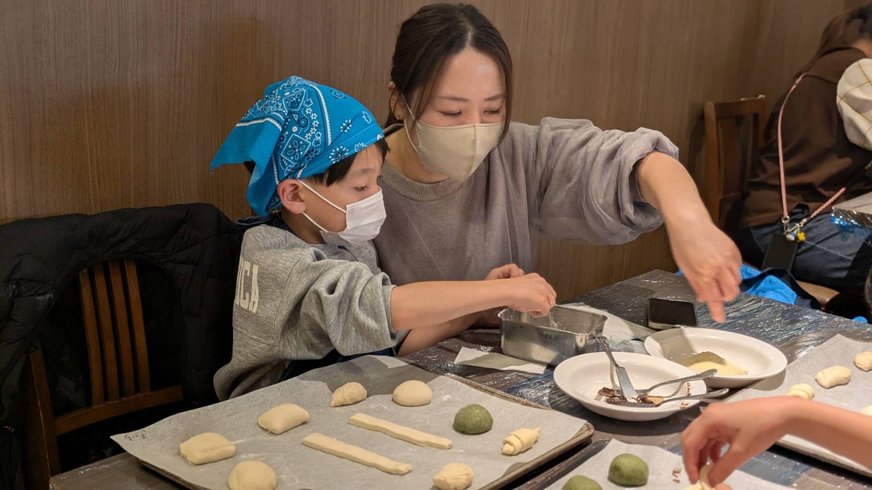 親子パン教室(コースカベイサイドストアーズ)