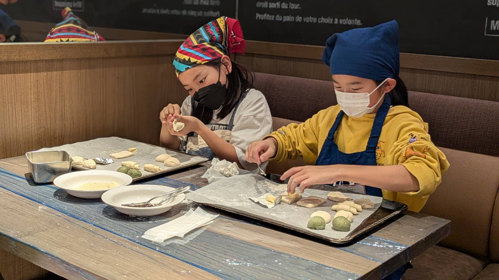 親子パン教室(コースカベイサイドストアーズ)